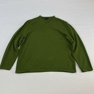Banana Republic  Sweater Green V-neck Mens XXL Casual Preppy Y2K